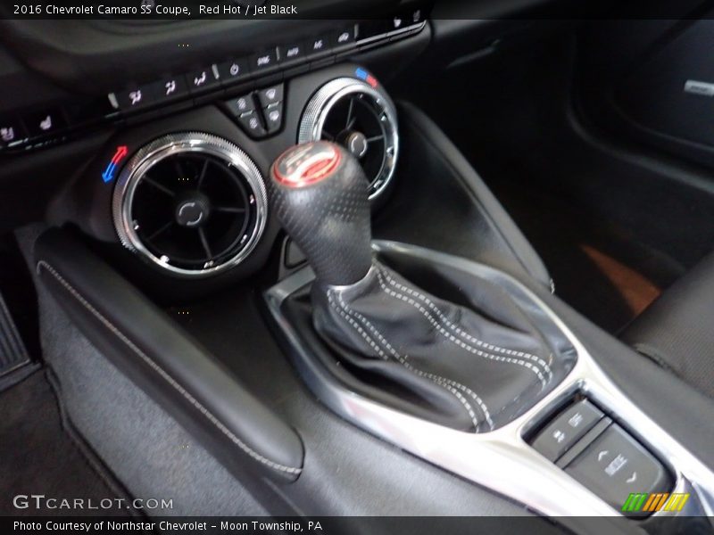 Red Hot / Jet Black 2016 Chevrolet Camaro SS Coupe