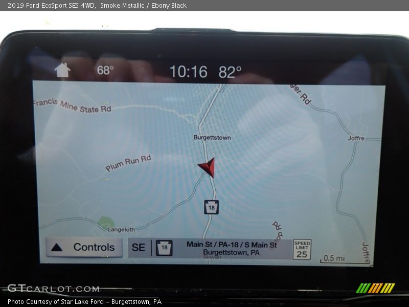 Smoke Metallic / Ebony Black 2019 Ford EcoSport SES 4WD