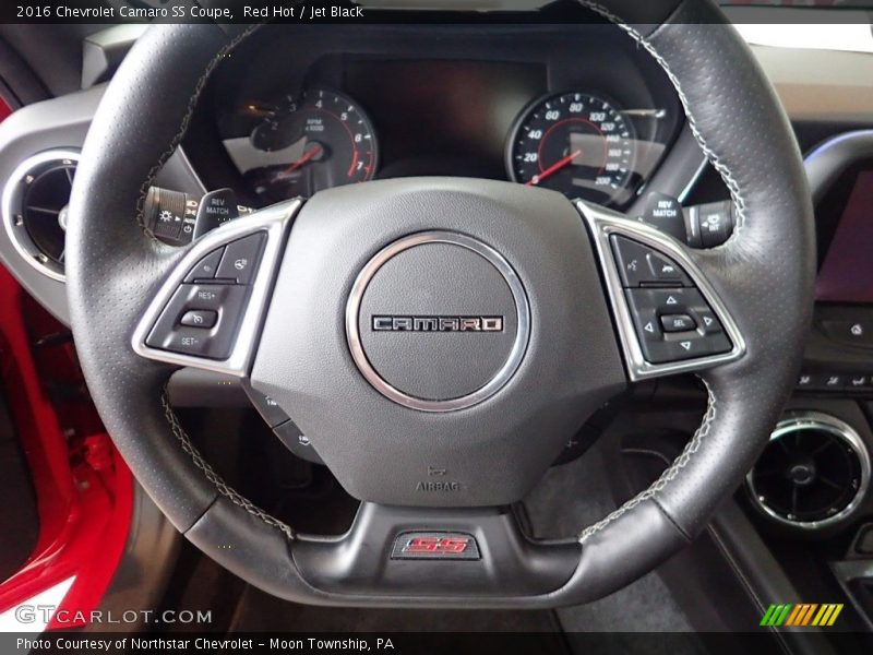 Red Hot / Jet Black 2016 Chevrolet Camaro SS Coupe