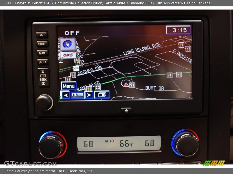 Arctic White / Diamond Blue/60th Anniversary Design Package 2013 Chevrolet Corvette 427 Convertible Collector Edition