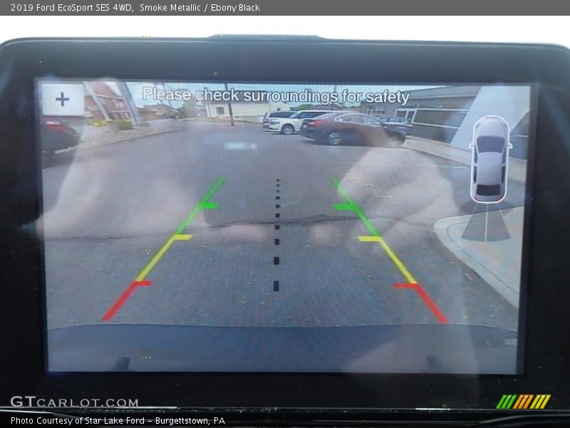 Smoke Metallic / Ebony Black 2019 Ford EcoSport SES 4WD