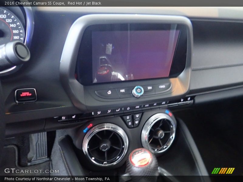 Red Hot / Jet Black 2016 Chevrolet Camaro SS Coupe
