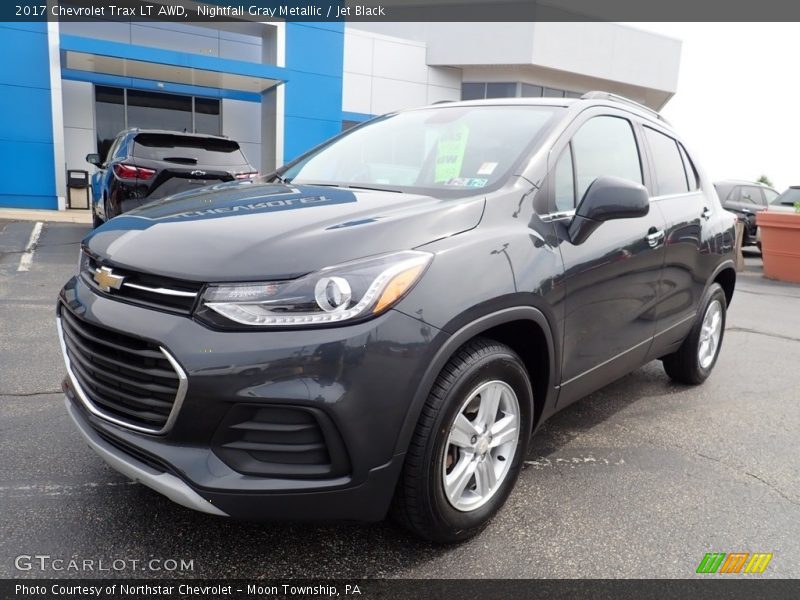 Nightfall Gray Metallic / Jet Black 2017 Chevrolet Trax LT AWD