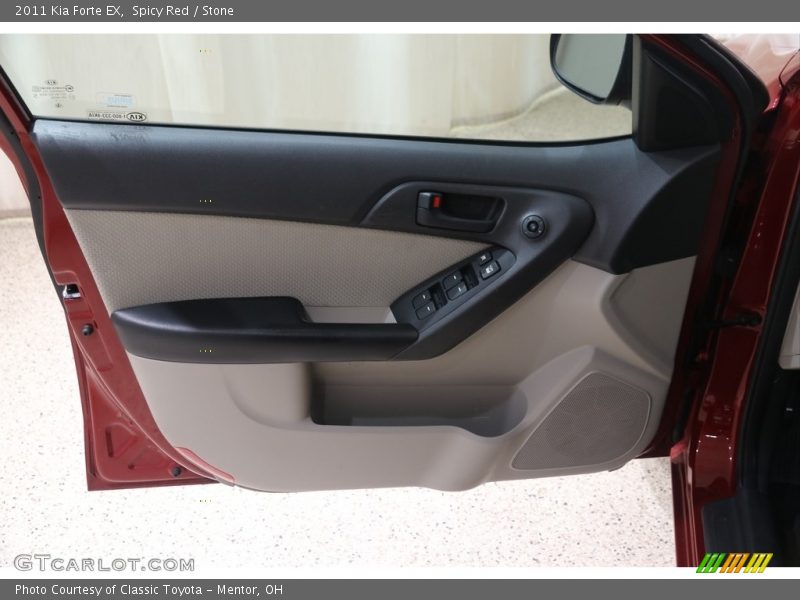 Spicy Red / Stone 2011 Kia Forte EX