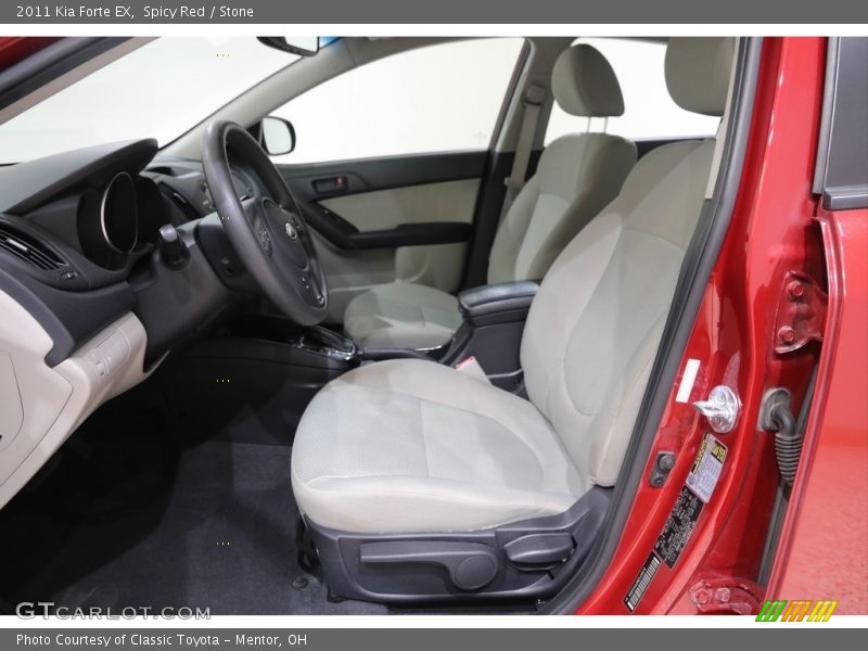 Spicy Red / Stone 2011 Kia Forte EX
