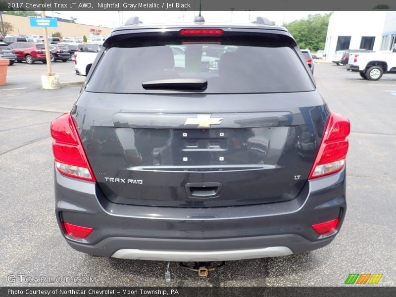 Nightfall Gray Metallic / Jet Black 2017 Chevrolet Trax LT AWD