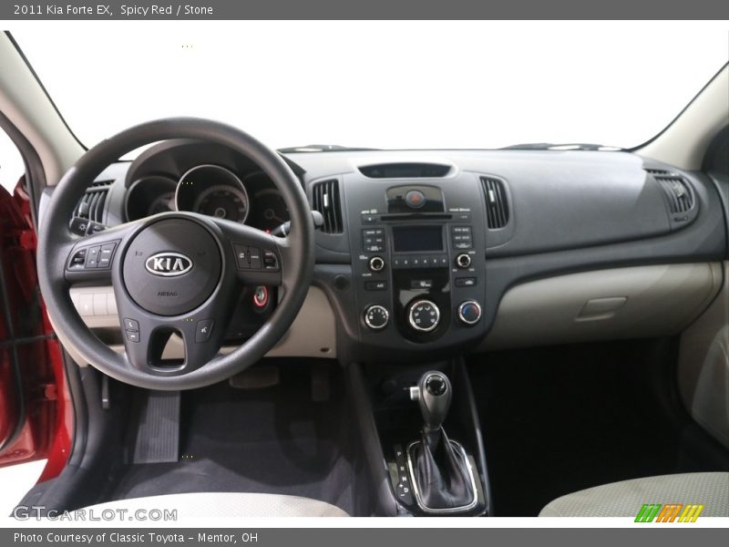 Spicy Red / Stone 2011 Kia Forte EX