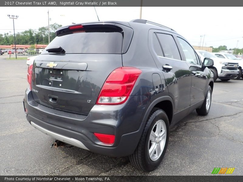 Nightfall Gray Metallic / Jet Black 2017 Chevrolet Trax LT AWD