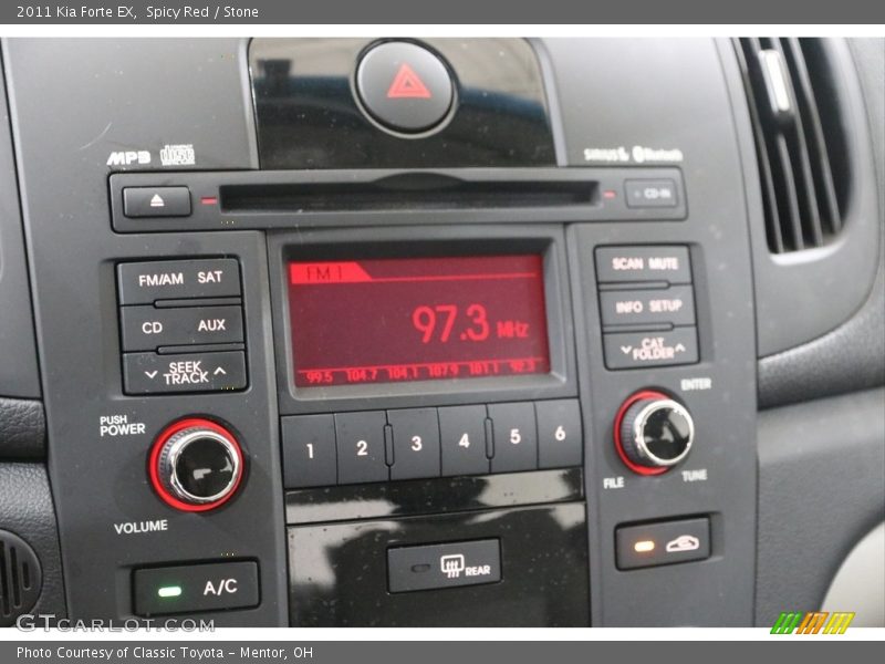 Spicy Red / Stone 2011 Kia Forte EX