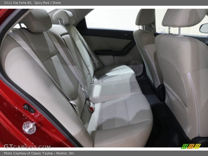 Spicy Red / Stone 2011 Kia Forte EX