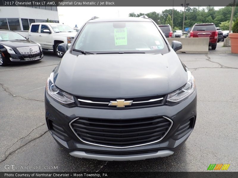 Nightfall Gray Metallic / Jet Black 2017 Chevrolet Trax LT AWD