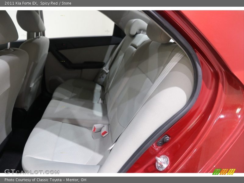 Spicy Red / Stone 2011 Kia Forte EX