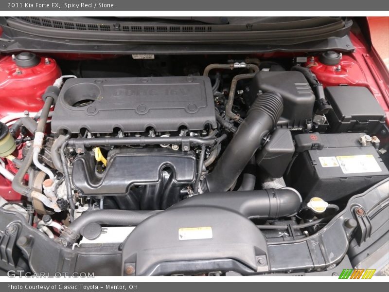 Spicy Red / Stone 2011 Kia Forte EX