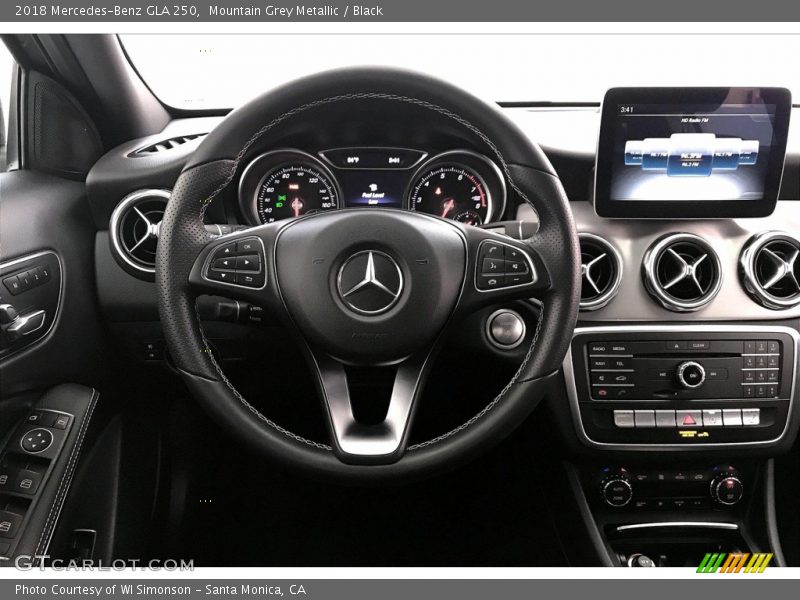 Mountain Grey Metallic / Black 2018 Mercedes-Benz GLA 250