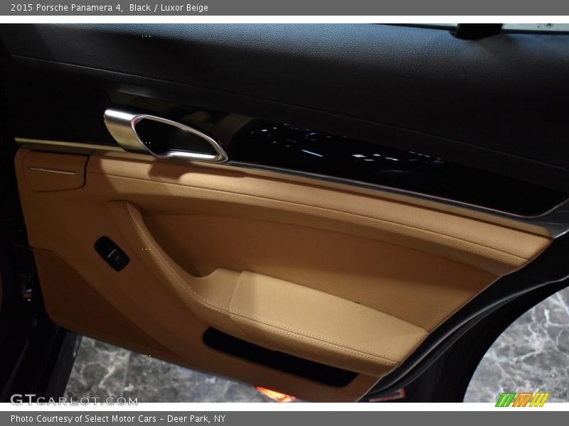 Black / Luxor Beige 2015 Porsche Panamera 4