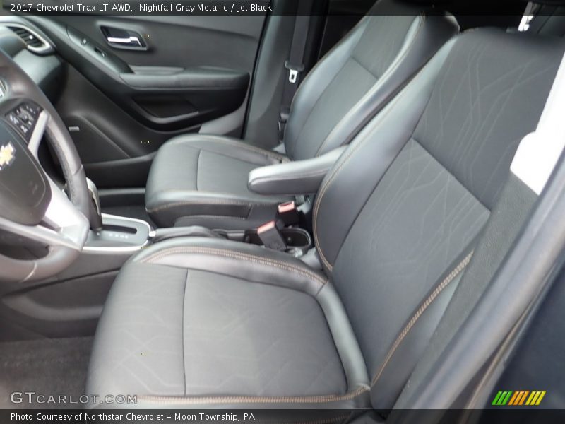 Nightfall Gray Metallic / Jet Black 2017 Chevrolet Trax LT AWD