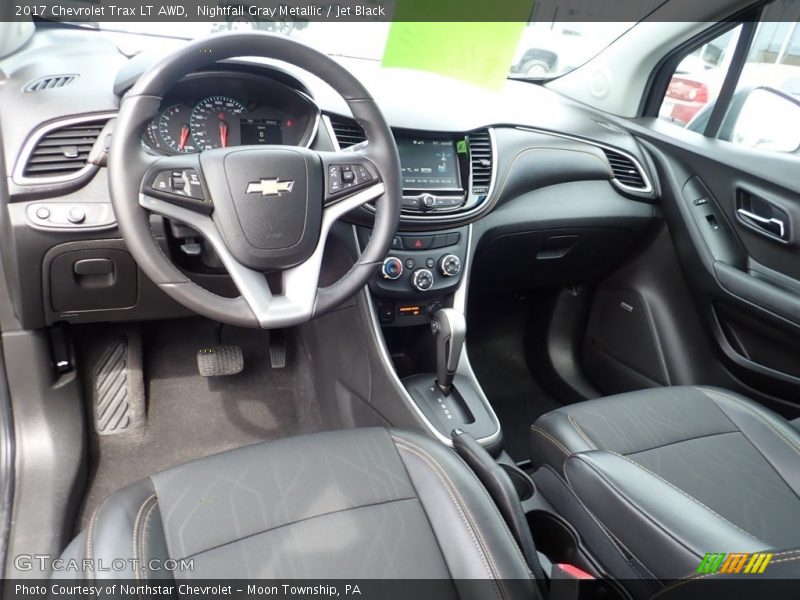 Nightfall Gray Metallic / Jet Black 2017 Chevrolet Trax LT AWD