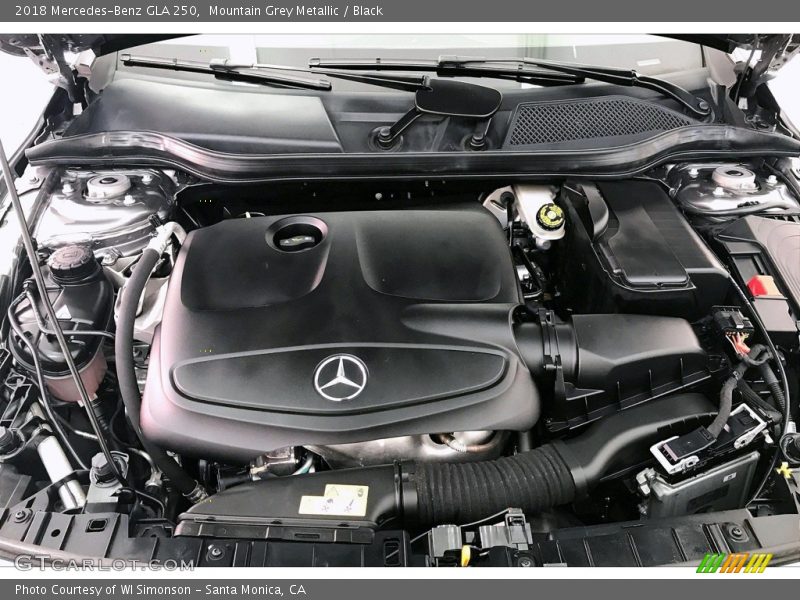 Mountain Grey Metallic / Black 2018 Mercedes-Benz GLA 250