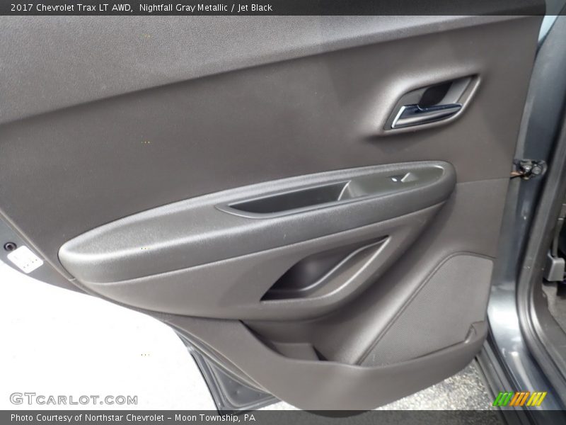 Nightfall Gray Metallic / Jet Black 2017 Chevrolet Trax LT AWD