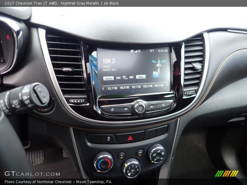 Nightfall Gray Metallic / Jet Black 2017 Chevrolet Trax LT AWD