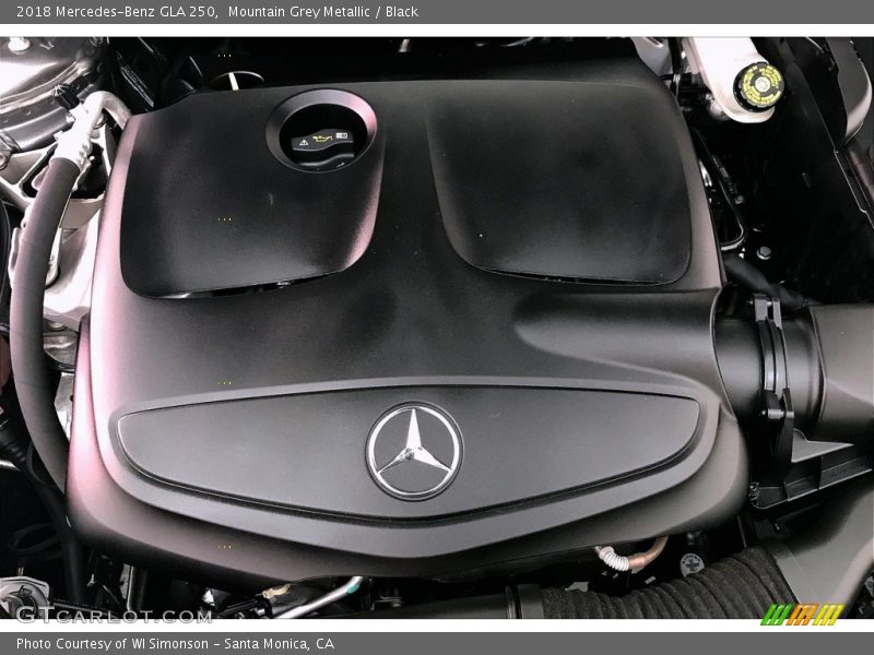 Mountain Grey Metallic / Black 2018 Mercedes-Benz GLA 250