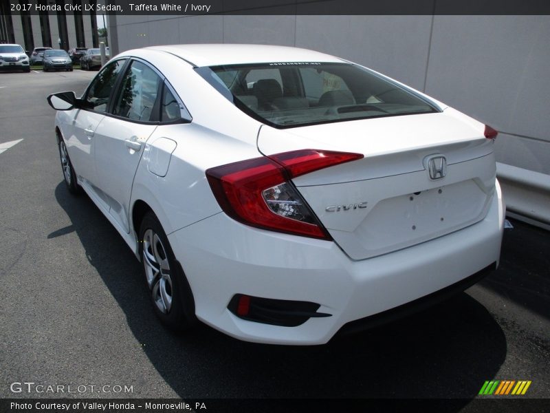 Taffeta White / Ivory 2017 Honda Civic LX Sedan