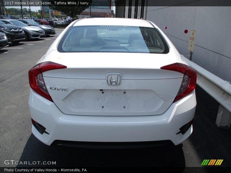 Taffeta White / Ivory 2017 Honda Civic LX Sedan