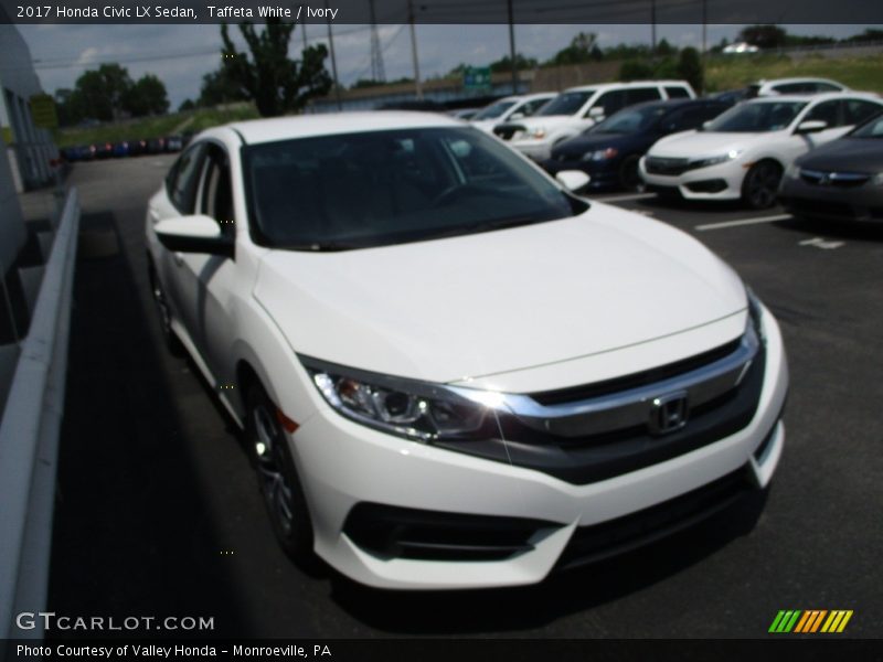 Taffeta White / Ivory 2017 Honda Civic LX Sedan
