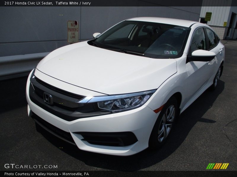 Taffeta White / Ivory 2017 Honda Civic LX Sedan