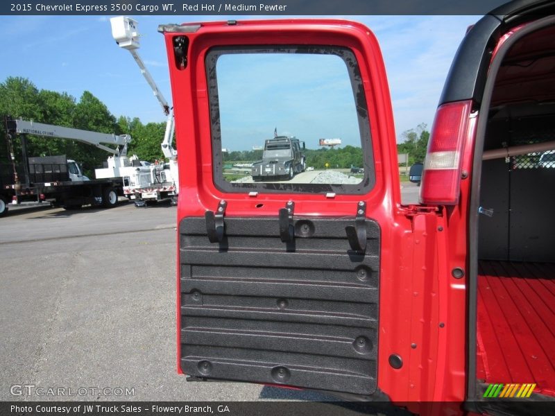Red Hot / Medium Pewter 2015 Chevrolet Express 3500 Cargo WT