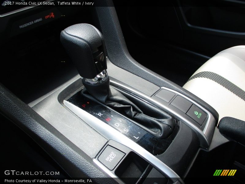 Taffeta White / Ivory 2017 Honda Civic LX Sedan