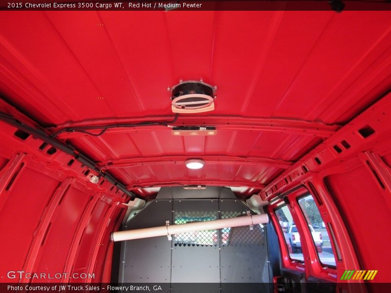 Red Hot / Medium Pewter 2015 Chevrolet Express 3500 Cargo WT