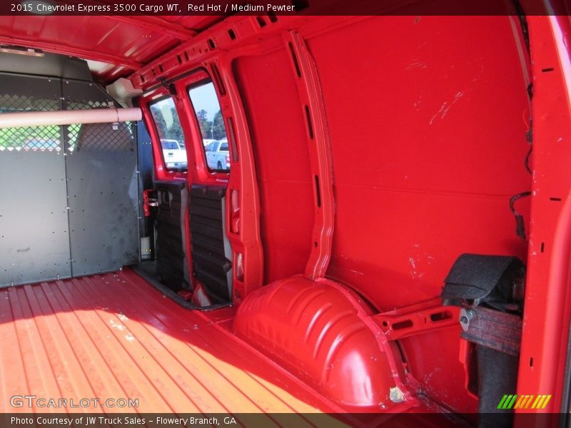 Red Hot / Medium Pewter 2015 Chevrolet Express 3500 Cargo WT