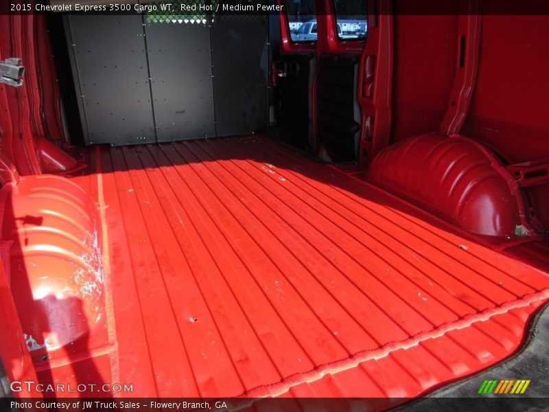 Red Hot / Medium Pewter 2015 Chevrolet Express 3500 Cargo WT
