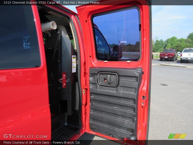 Red Hot / Medium Pewter 2015 Chevrolet Express 3500 Cargo WT