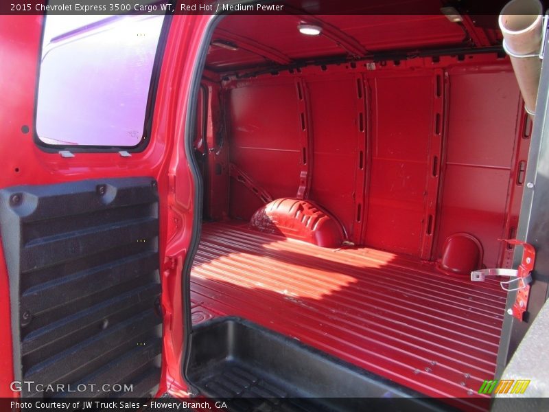 Red Hot / Medium Pewter 2015 Chevrolet Express 3500 Cargo WT