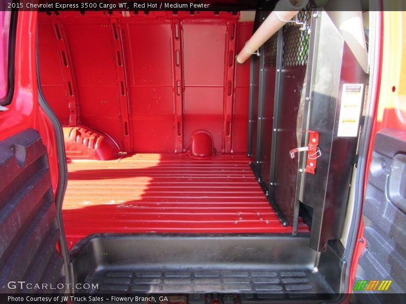 Red Hot / Medium Pewter 2015 Chevrolet Express 3500 Cargo WT