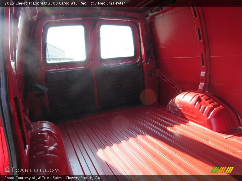 Red Hot / Medium Pewter 2015 Chevrolet Express 3500 Cargo WT