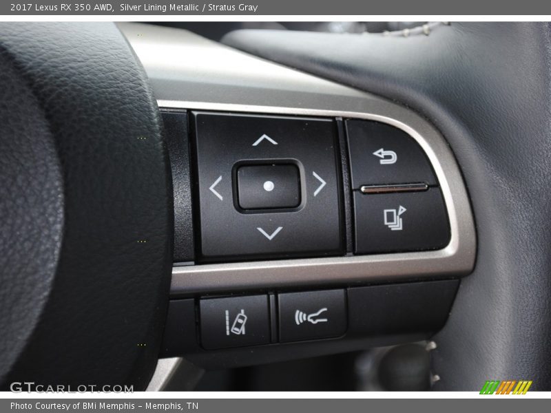 Silver Lining Metallic / Stratus Gray 2017 Lexus RX 350 AWD