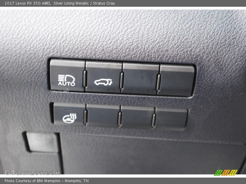 Silver Lining Metallic / Stratus Gray 2017 Lexus RX 350 AWD