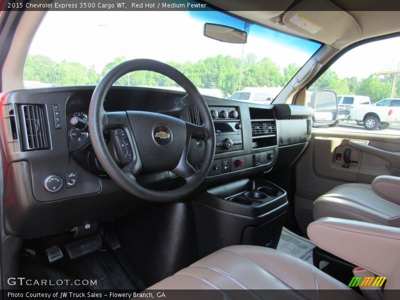  2015 Express 3500 Cargo WT Medium Pewter Interior