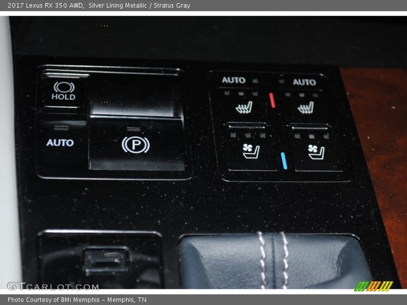 Silver Lining Metallic / Stratus Gray 2017 Lexus RX 350 AWD