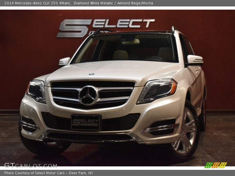 Diamond White Metallic / Almond Beige/Mocha 2014 Mercedes-Benz GLK 350 4Matic