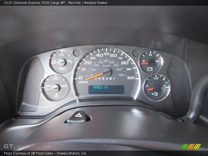  2015 Express 3500 Cargo WT 3500 Cargo WT Gauges