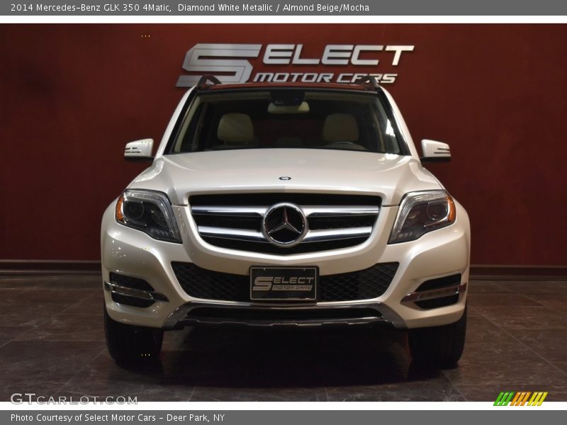 Diamond White Metallic / Almond Beige/Mocha 2014 Mercedes-Benz GLK 350 4Matic