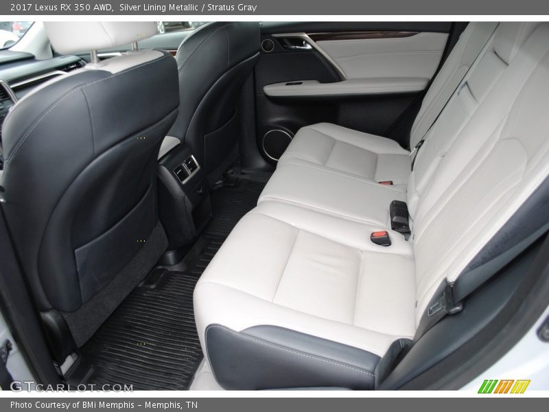 Silver Lining Metallic / Stratus Gray 2017 Lexus RX 350 AWD