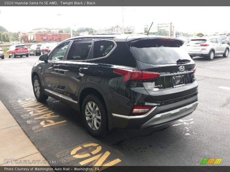 Twilight Black / Black 2020 Hyundai Santa Fe SE AWD