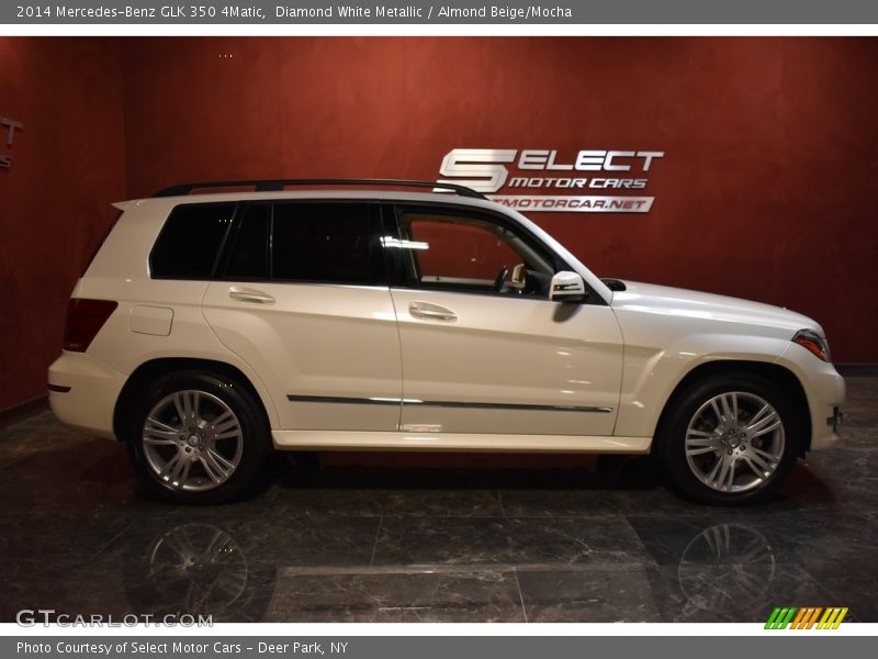 Diamond White Metallic / Almond Beige/Mocha 2014 Mercedes-Benz GLK 350 4Matic