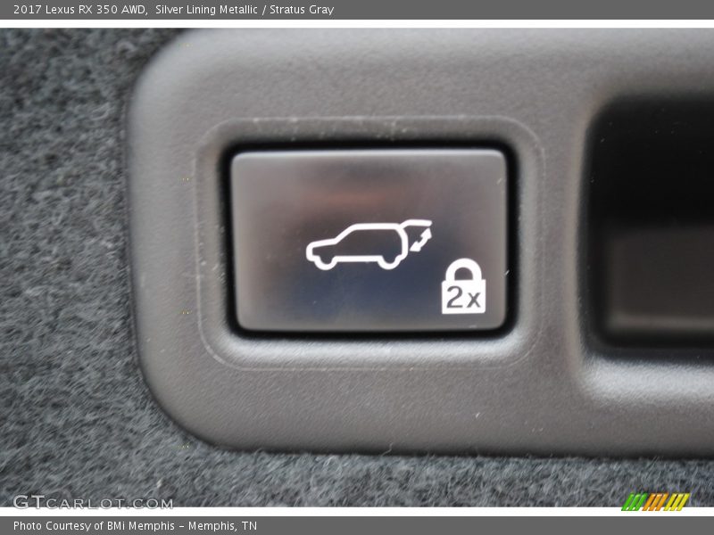 Silver Lining Metallic / Stratus Gray 2017 Lexus RX 350 AWD