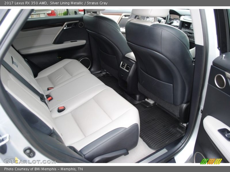 Silver Lining Metallic / Stratus Gray 2017 Lexus RX 350 AWD